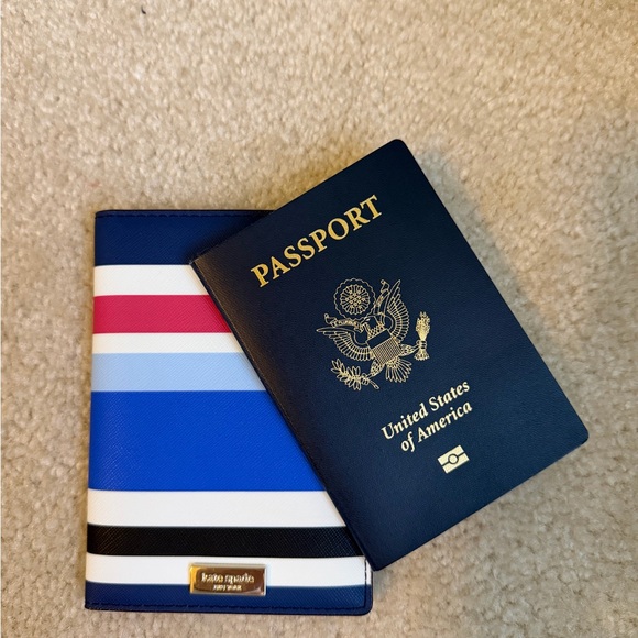 Kate Spade Multicolor Striped Passport Cover - Picture 3 of 7